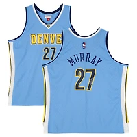 Maillot Swingman Mitchell & Ness bleu clair autographié par Jamal Murray des Denver Nuggets 2016-2017