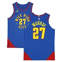 Maillot authentique dédicacé par Jamal Murray des Denver Nuggets, édition Royal Jordan Brand Statement