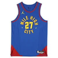 Maillot authentique dédicacé par Jamal Murray des Denver Nuggets, édition Royal Jordan Brand Statement