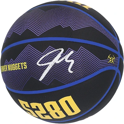 Jamal Murray Denver Nuggets Autographed Wilson 2023-24 City Edition Collector Basketball 