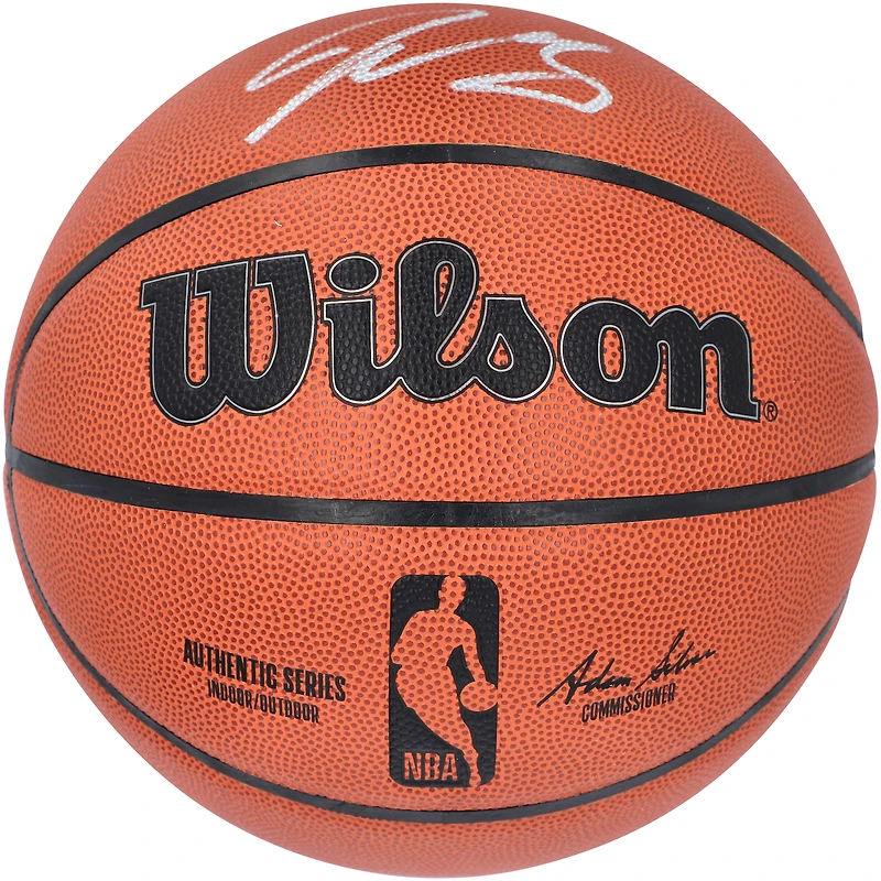 Ballon de basket-ball d'intérieur/extérieur Wilson Authentic Series autographié par Jamal Murray des Denver Nuggets