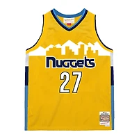 Maillot Swingman jaune Mitchell & Ness Jamal Murray des Denver Nuggets 2017-18 pour homme
