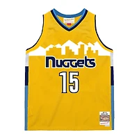 Men's Mitchell & Ness Nikola Jokic Yellow Denver Nuggets 2017-18 Swingman Jersey