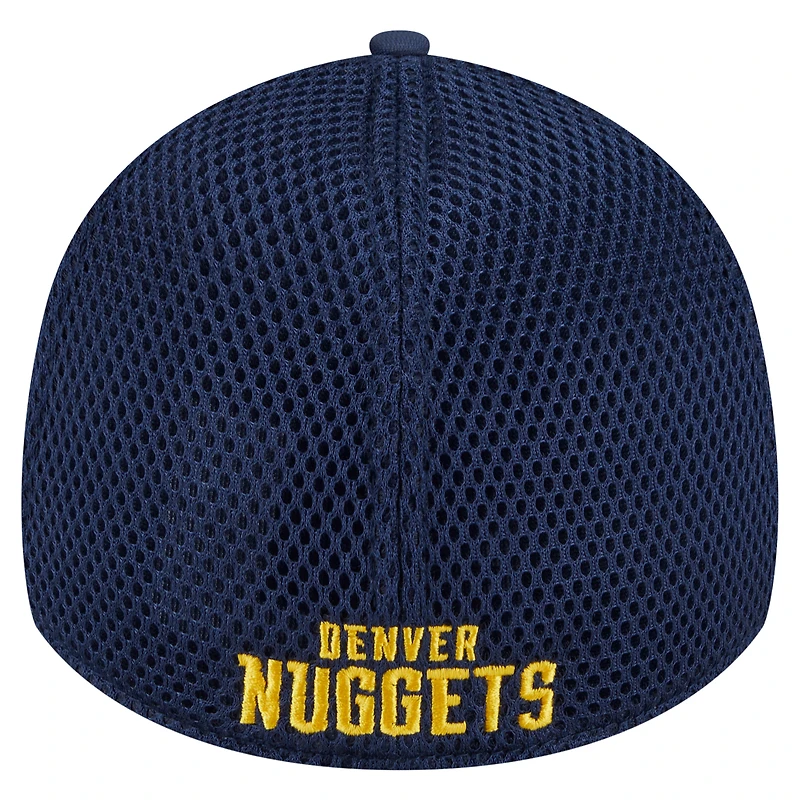 Casquette 39THIRTY Flex bleu marine Denver Nuggets Subtle Camo de New Era pour homme