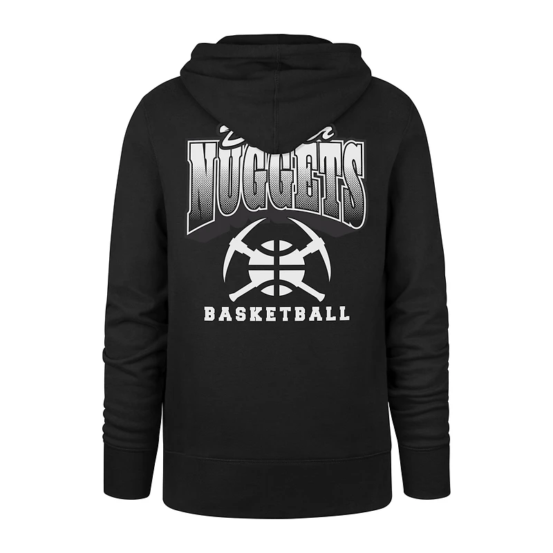 Men's '47 Black Denver Nuggets 2025/26 City Edition Jab Step Headline Hoodie