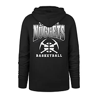 Men's '47 Black Denver Nuggets 2025/26 City Edition Jab Step Headline Hoodie