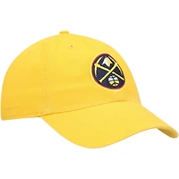 Casquette réglable '47 Golden Denver Nuggets Logo Clean Up pour homme