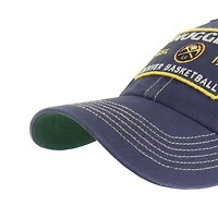 Casquette ajustable Wabash Patch Clean Up des Denver Nuggets, bleu marine/beige, pour homme, modèle 1947