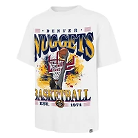 Men's '47  White Denver Nuggets Regional Foundation T-Shirt