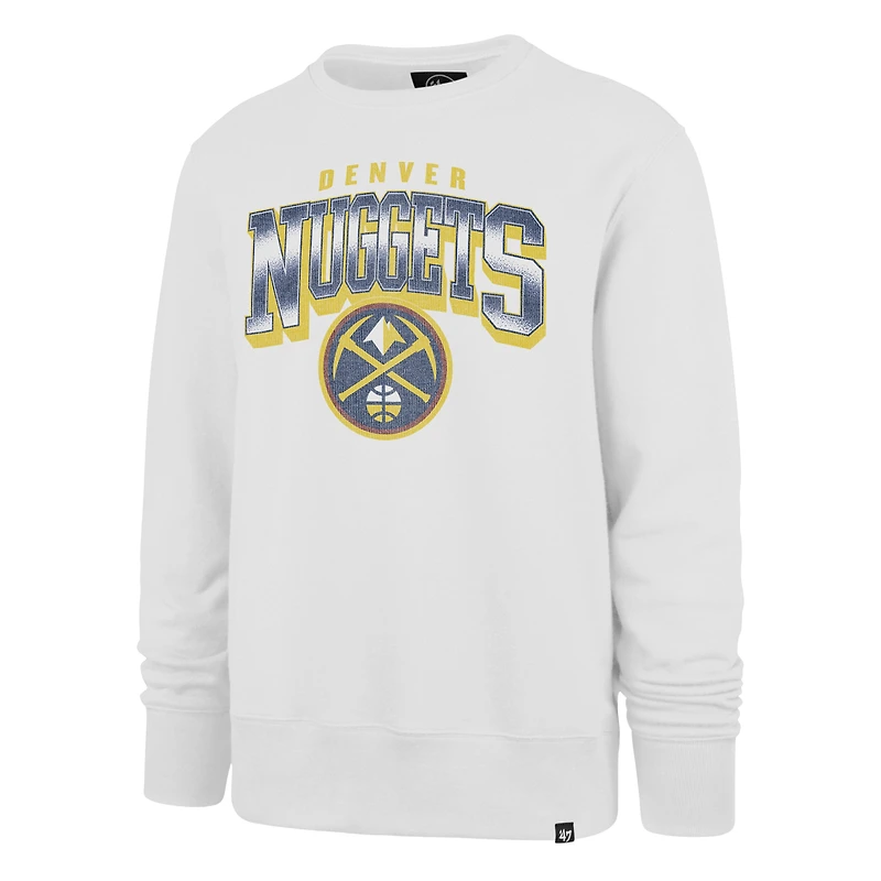 Sweat-shirt à capuche Spotlight Headline des Denver Nuggets '47 blanc pour homme