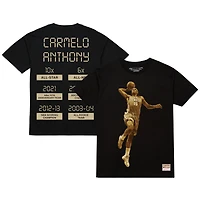 T-shirt noir Carmelo Anthony pour homme, joueur ultime des Denver Nuggets