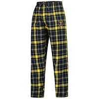 Men's Concepts Sport Navy/Gold Denver Nuggets Ultimate Plaid Flannel Pants