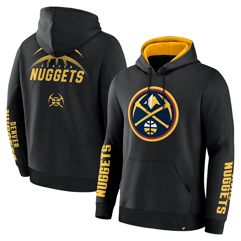 Sweat à capuche noir Denver Nuggets Legacy Guard Fanatics pour homme
