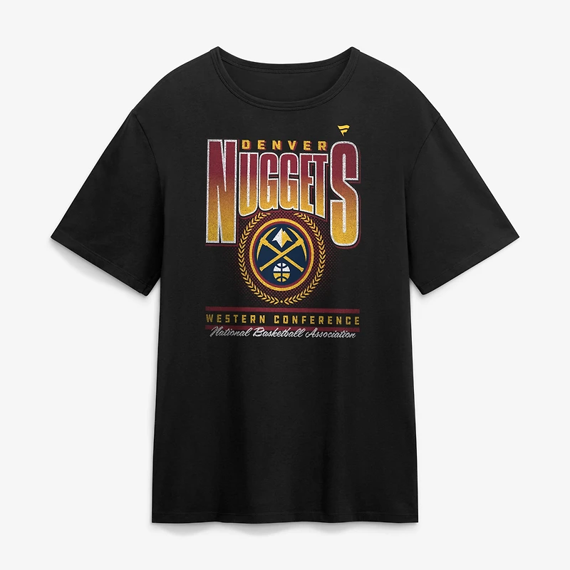 T-shirt oversize à motif graphique Swish des Denver Nuggets noirs de Fanatics pour homme