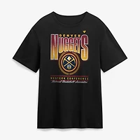 T-shirt oversize à motif graphique Swish des Denver Nuggets noirs de Fanatics pour homme