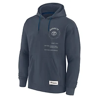 Sweat à capuche Premium Denver Nuggets Future Ground Info Elements bleu fanatiques pour homme