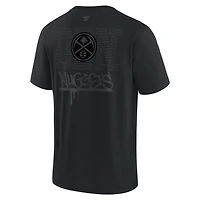 T-shirt épais Fanatics Denver Nuggets Blackout pour homme