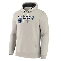 Sweat à capuche premium blanc cassé Denver Nuggets Crossover Collection Blocked Shot pour homme Fanatics