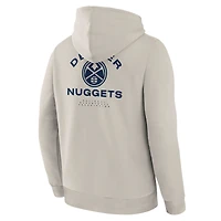 Sweat à capuche premium blanc cassé Denver Nuggets Crossover Collection Blocked Shot pour homme Fanatics