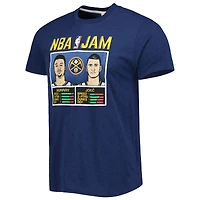Men's Homage Jamal Murray & Nikola Jokic Navy Denver Nuggets NBA Jam Tri-Blend T-Shirt