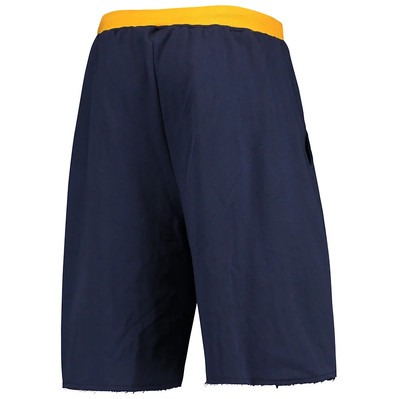 Men's Jamal Murray Navy Denver Nuggets Big & Tall French Terry Name Number Shorts