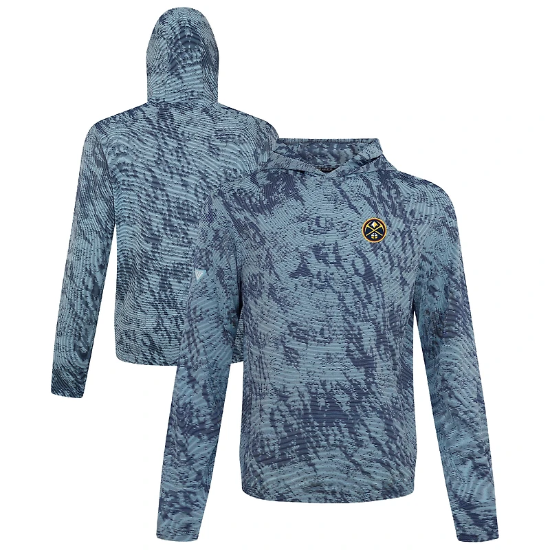 Sweat à capuche plateforme bleu Denver Nuggets Levelwear pour homme