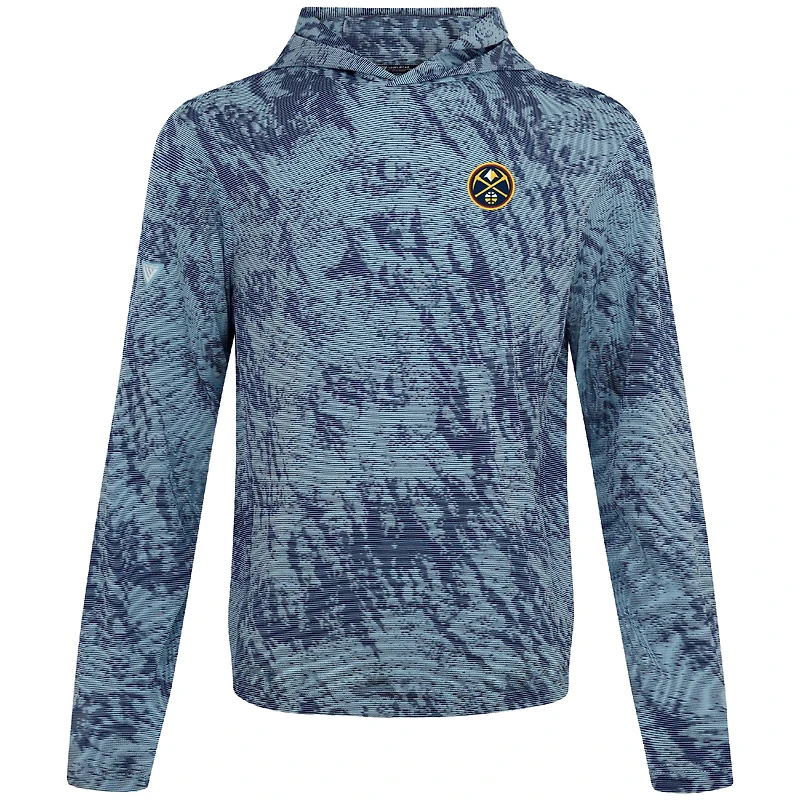 Sweat à capuche plateforme bleu Denver Nuggets Levelwear pour homme