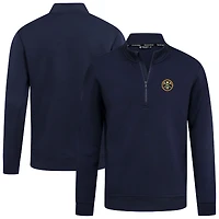 Pull à fermeture éclair quart de tour Accolade Cushion bleu marine des Denver Nuggets pour homme Levelwear
