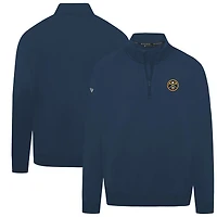Pull Murray à quart de zip bleu marine pour homme des Denver Nuggets Levelwear