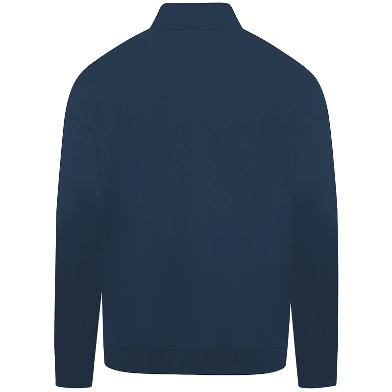Pull Murray à quart de zip bleu marine pour homme des Denver Nuggets Levelwear