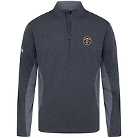 Men's Levelwear Navy Denver Nuggets Waffle Insignia 2.0 Quarter-Zip Top