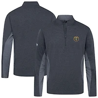 Men's Levelwear Navy Denver Nuggets Waffle Insignia 2.0 Quarter-Zip Top