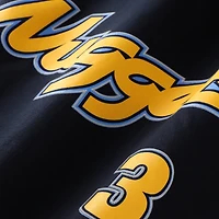 T-shirt avec nom et numéro de point Mitchell & Ness Allen Iverson bleu marine Denver Nuggets Hardwood Classics pour hommes