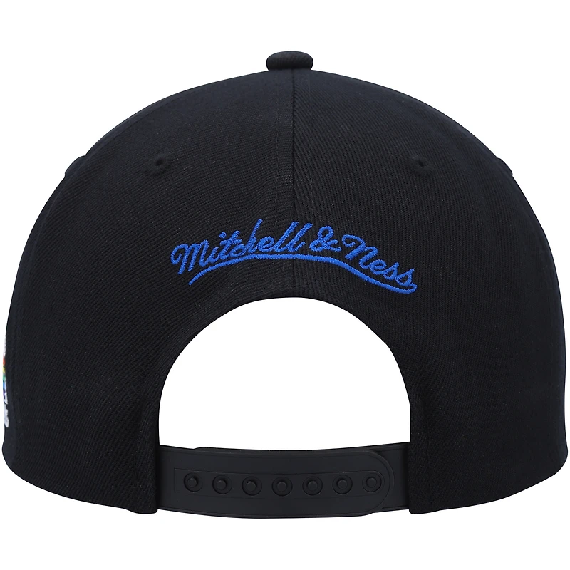 Casquette Snapback Denver Nuggets Hardwood Classics MVP Team Script 2.0 Mitchell & Ness pour homme, noir