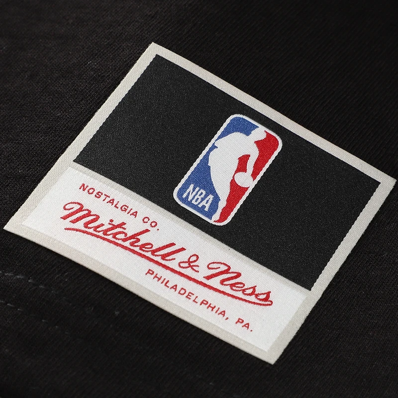 T-shirt Mitchell & Ness noir Denver Nuggets Lightning Swish pour homme
