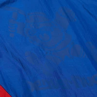 Men's Mitchell & Ness Blue Denver Nuggets Playmaker Full-Zip Hooded Windbreaker Jacket