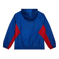 Men's Mitchell & Ness Blue Denver Nuggets Playmaker Full-Zip Windbreaker Jacket