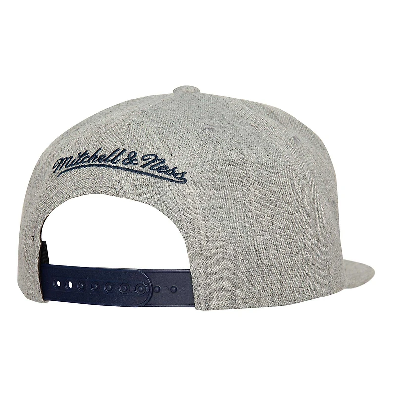 Casquette Snapback Denver Nuggets Hardwood Classics 2.0 Mitchell & Ness Heather Grey pour homme