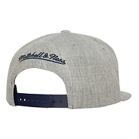 Casquette Snapback Denver Nuggets Hardwood Classics 2.0 Mitchell & Ness Heather Grey pour homme