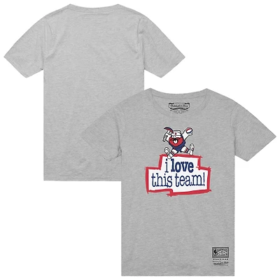 Men's Mitchell & Ness  Heather Gray Denver Nuggets I Love This Team T-Shirt