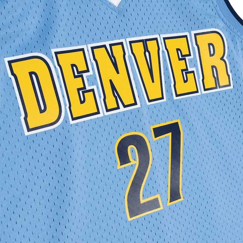 Maillot Mitchell & Ness Jamal Murray Powder Blue Denver Nuggets 2016/17 Throwback Swingman pour hommes