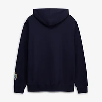 Sweat à capuche en polaire Mitchell & Ness bleu marine Denver Nuggets pour homme