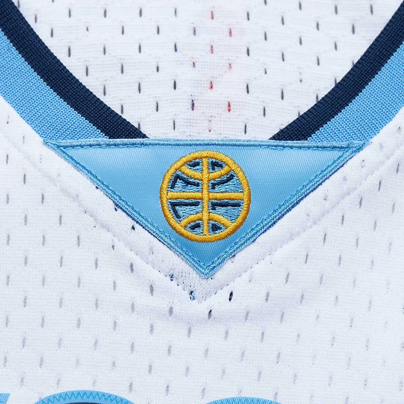 Maillot Swingman Mitchell & Ness Nikola Jokic Denver Nuggets 2016/17 blanc pour homme