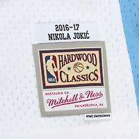 Maillot Swingman Mitchell & Ness Nikola Jokic Denver Nuggets 2016/17 blanc pour homme