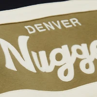 Men's Mitchell & Ness Olive/Black Denver Nuggets Double Clutch Head Coach Hoodie