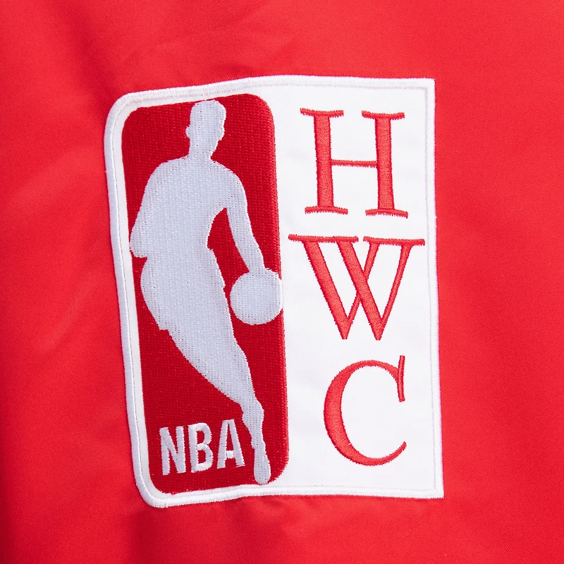 Veste en satin à boutons-pression intégrale Mitchell & Ness Royal Denver Nuggets Hardwood Classic Primetime pour homme