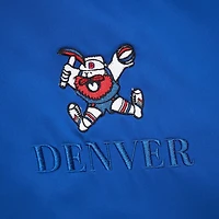 Men's Mitchell & Ness Royal Denver Nuggets Hardwood Classics Team OG 3.0 Lightweight Satin Full-Snap Jacket