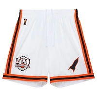 Men's Mitchell & Ness White Denver Nuggets 2006/07 Replica Shorts