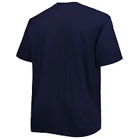 Men's Navy Denver Nuggets Big & Tall Heart Soul T-Shirt