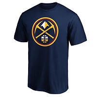 Men's  Navy Denver Nuggets Primary Logo T-Shirt